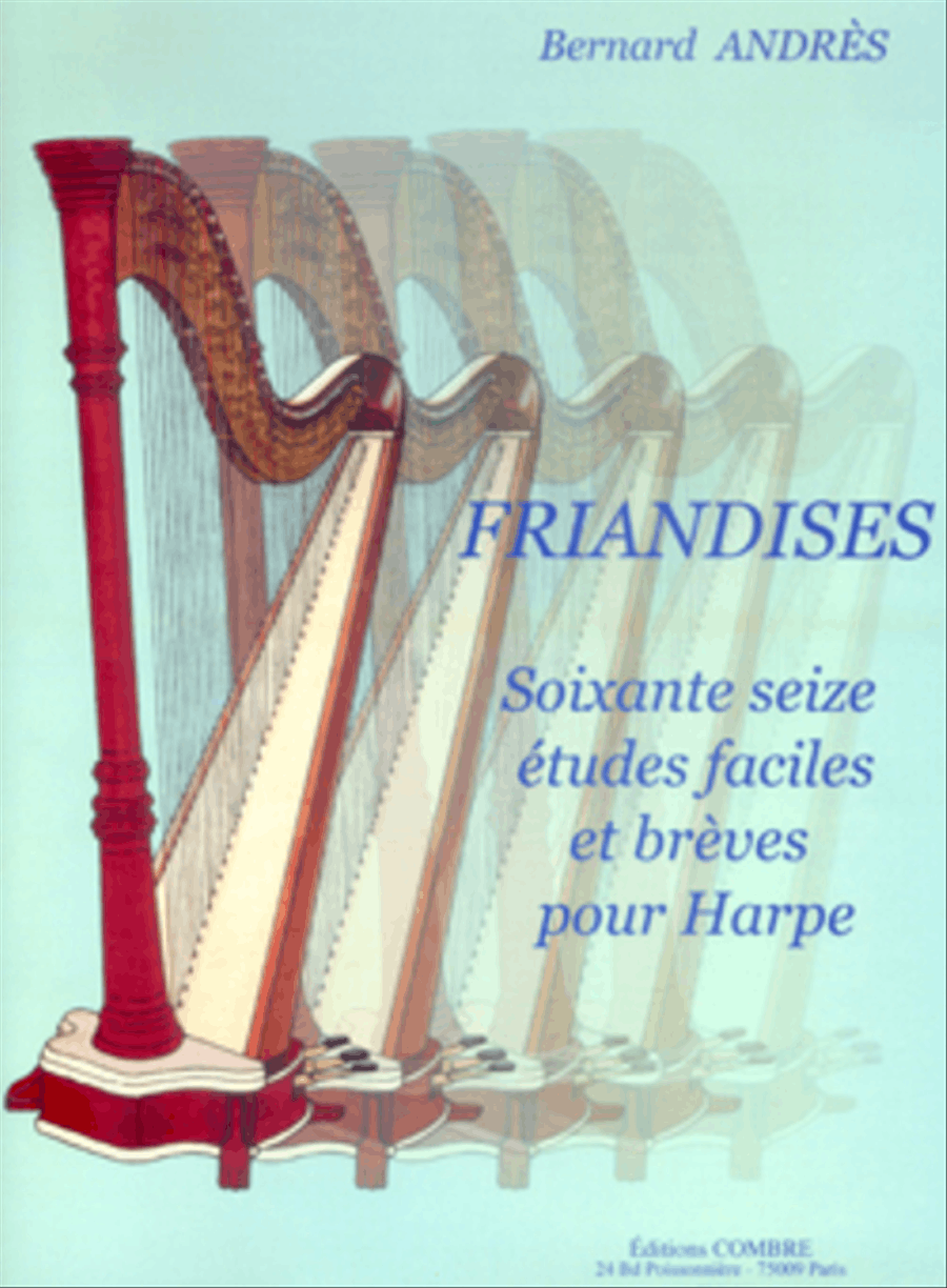 Friandises - 76 Etudes faciles et breves Harp scores gallery preview page 1