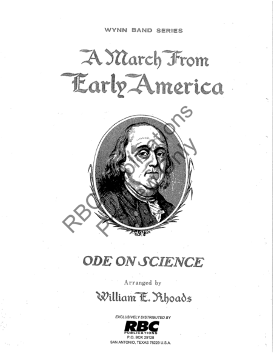 March From Early America (Score) Concert Band scores gallery preview page 2