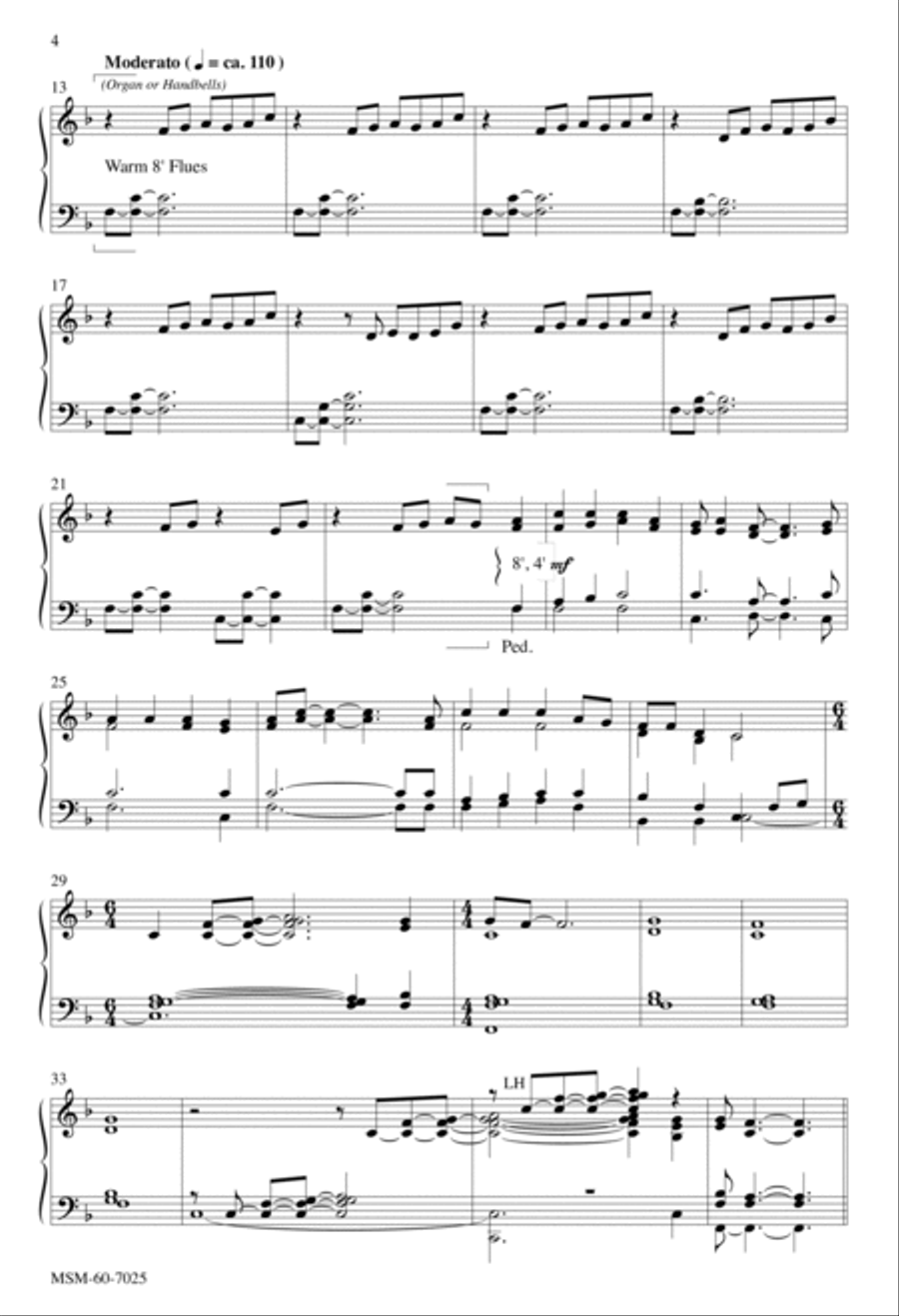 How Can I Keep from Singing 4-Part scores gallery preview page 4