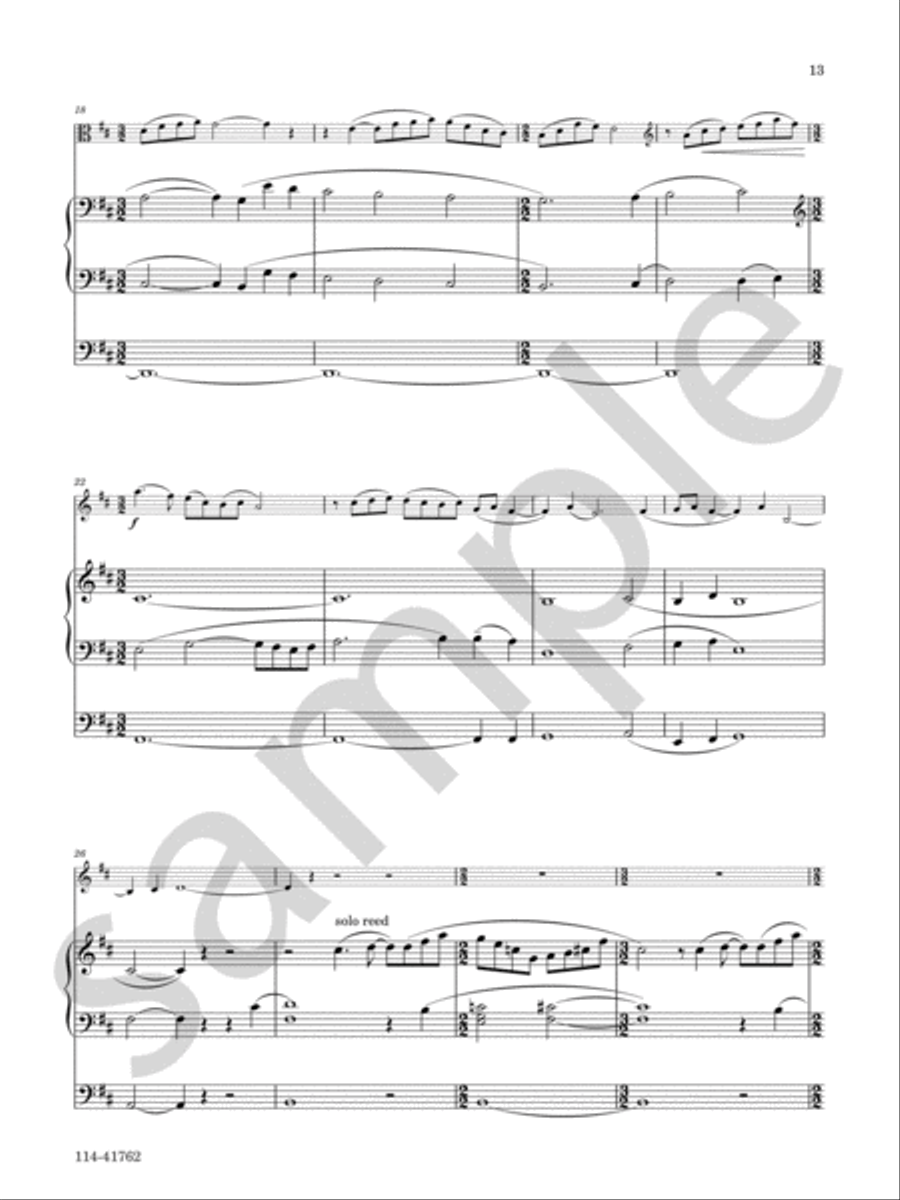 Three Meditations Chamber Music scores gallery preview page 8