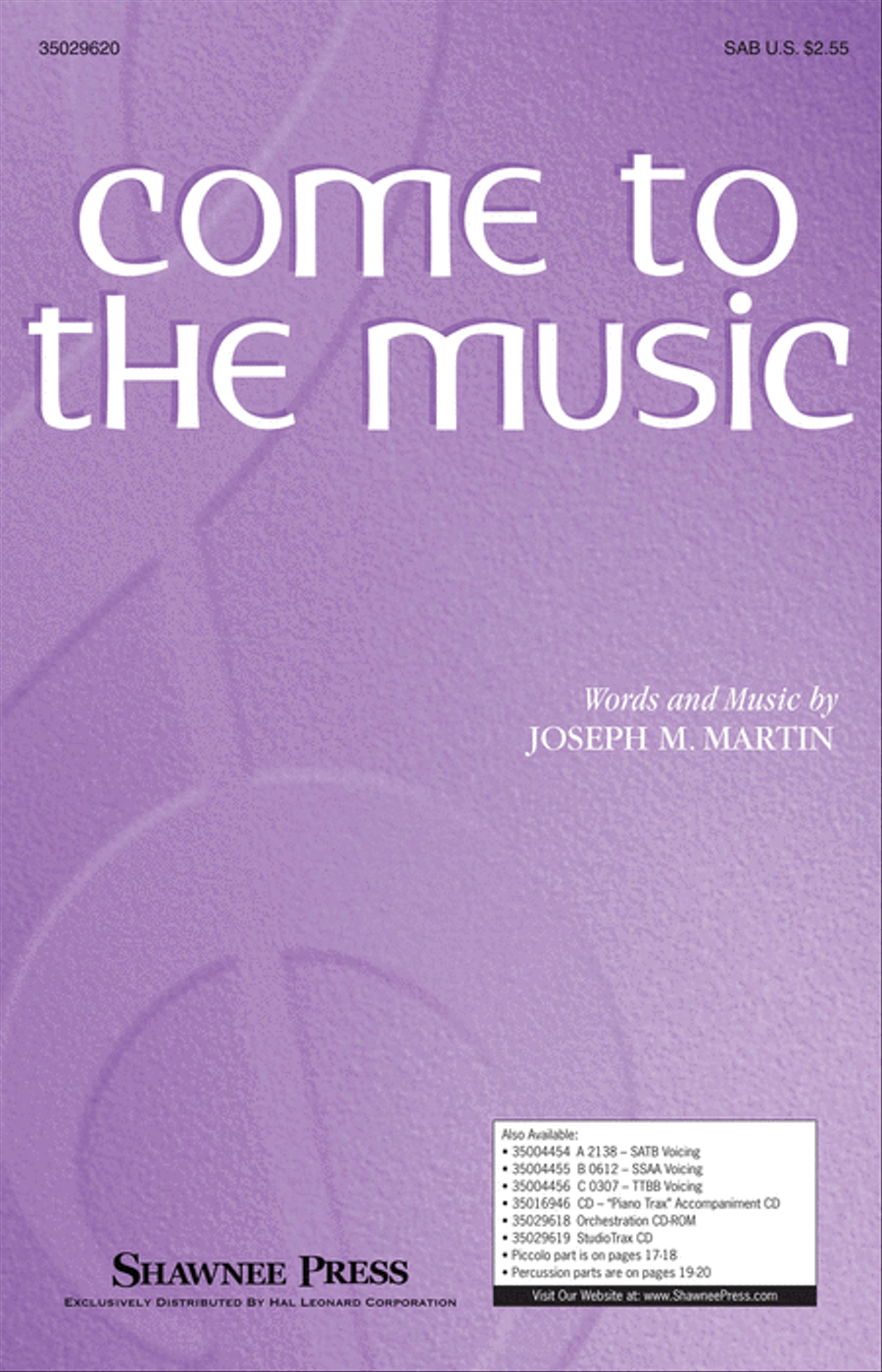Come to the Music 3-Part scores gallery preview page 1