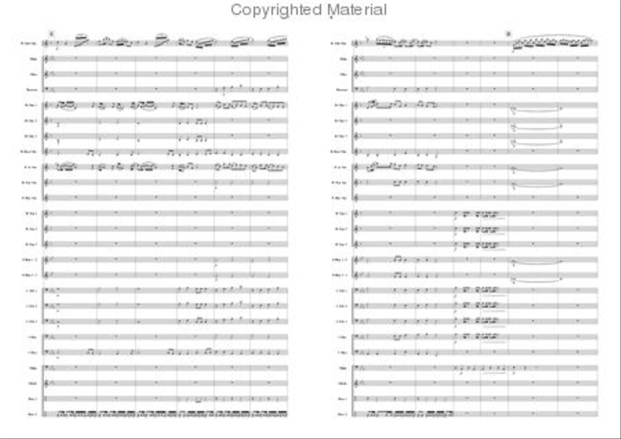 Dancing Ebony Concert Band scores gallery preview page 4