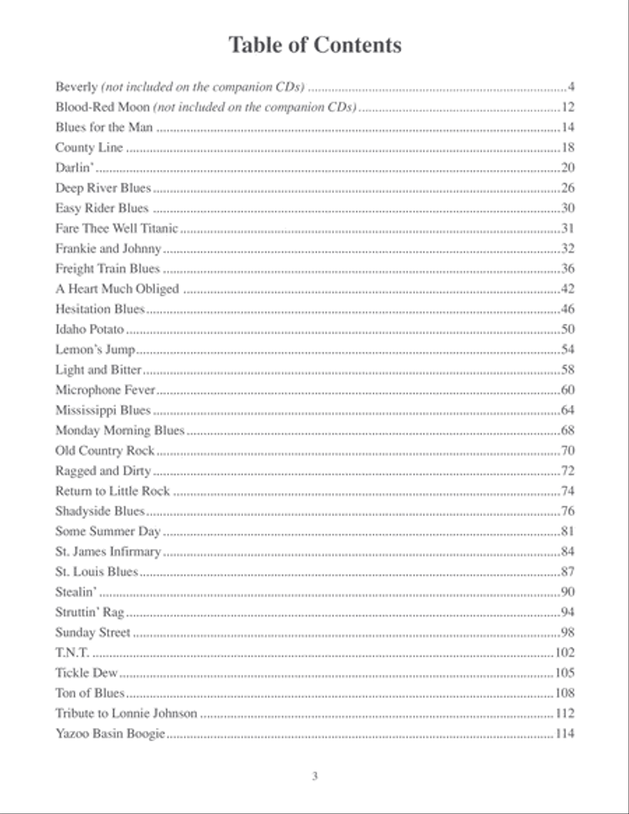MBGU Fingerstyle Curriculum: Best Blues Solos Electric Guitar scores gallery preview page 4