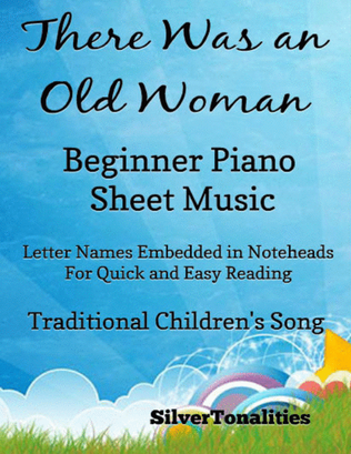 Book cover for There Was an Old Woman Beginner PIano Sheet Music
