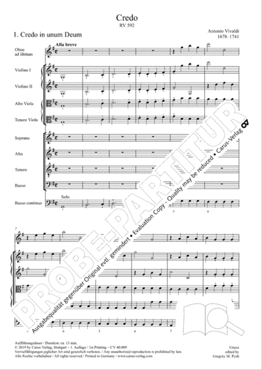 Credo in G SA scores gallery preview page 8
