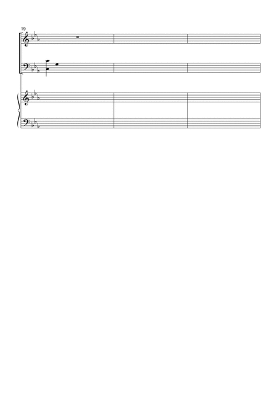 Cantate Domino Cantate Domino 4-Part scores gallery preview page 5
