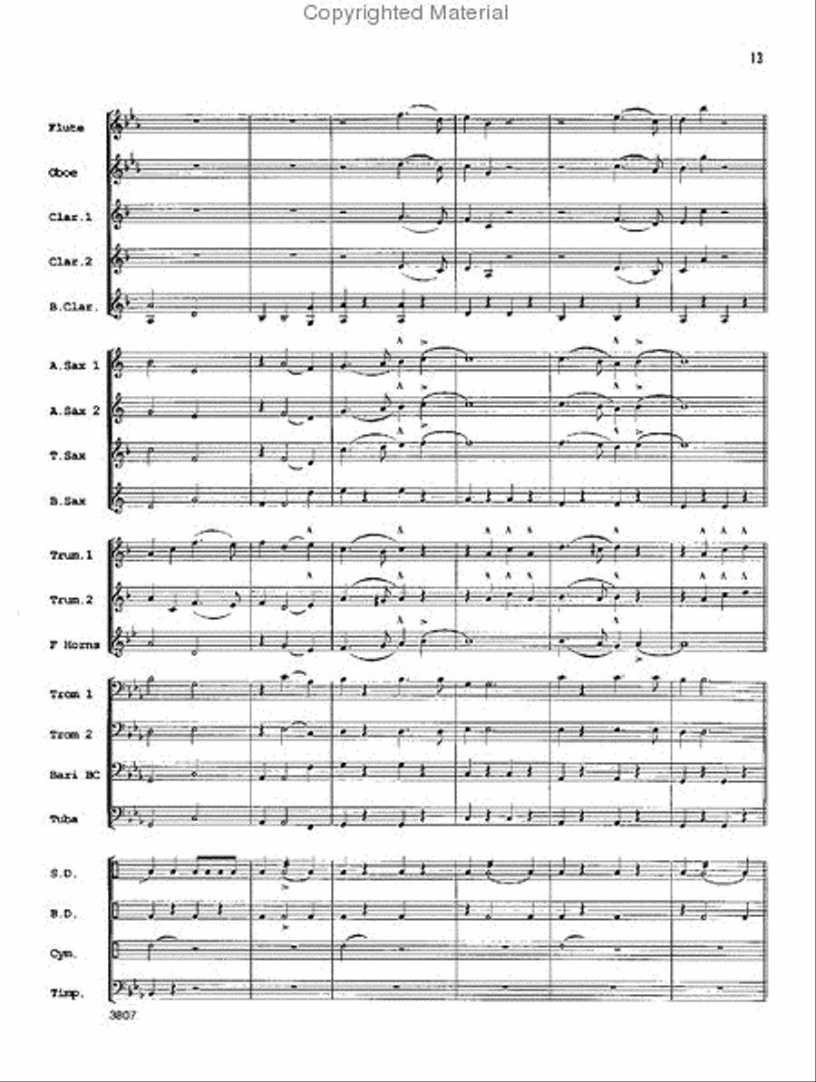 Amarado Concert Band scores gallery preview page 12