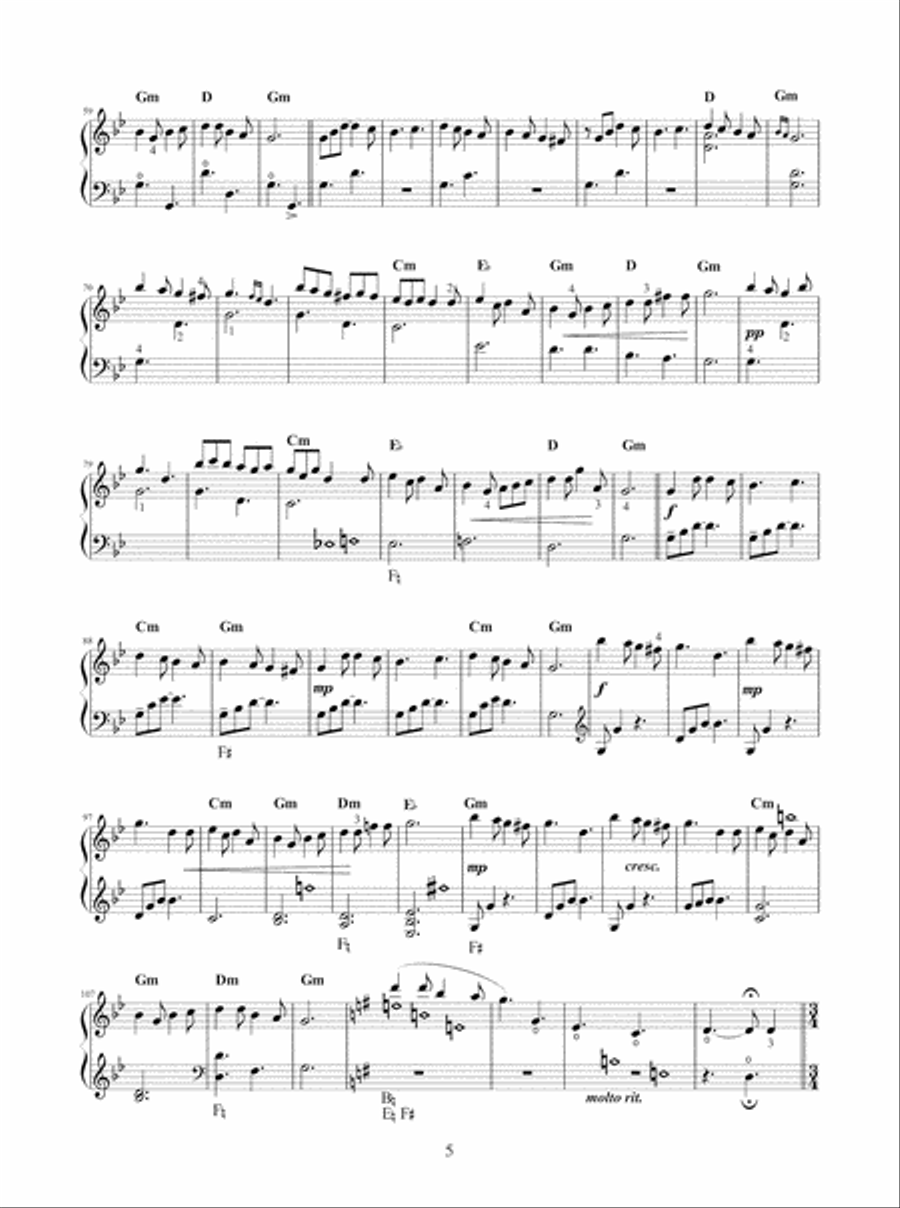 Light so Brilliant Light so Brilliant Pedal Harp scores gallery preview page 6