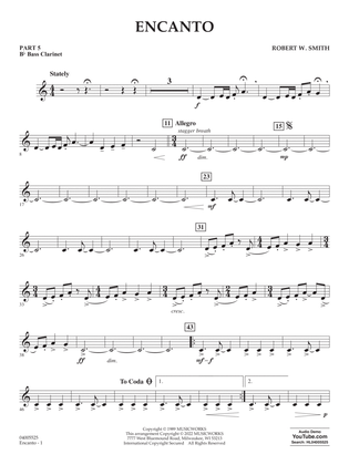 Encanto - Pt.5 - Bb Bass Clarinet