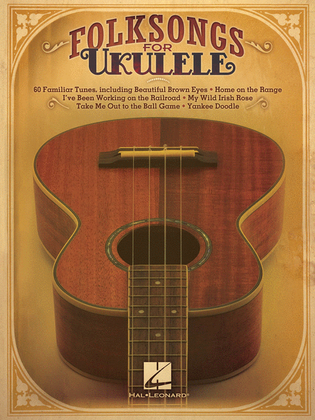 Book cover for Folk Songs for Ukulele