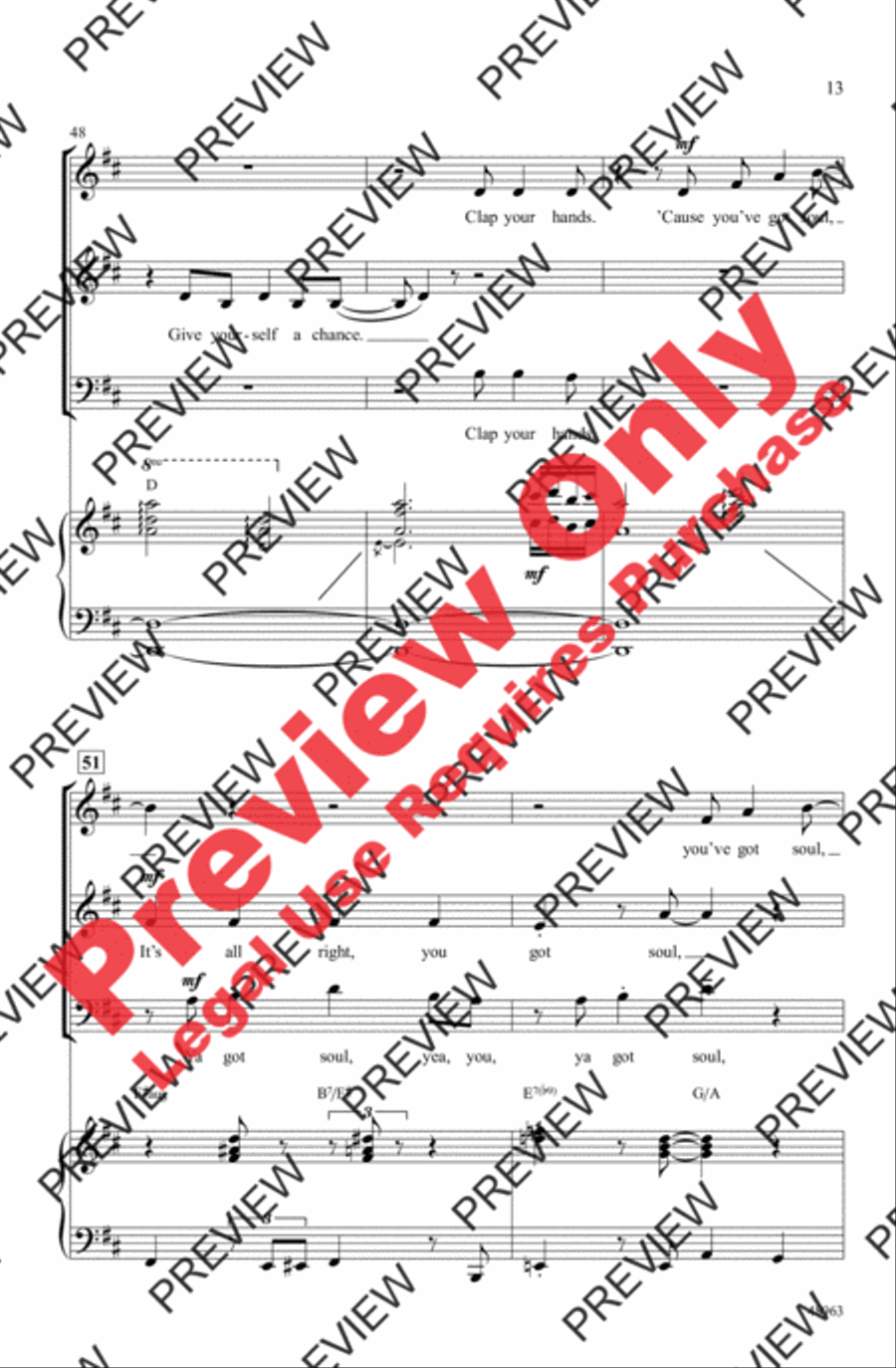 It's All Right 3-Part scores gallery preview page 13