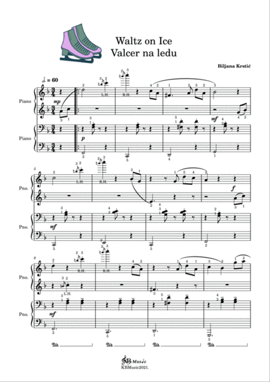 Waltz on Ice Set of Parts scores gallery preview page 3