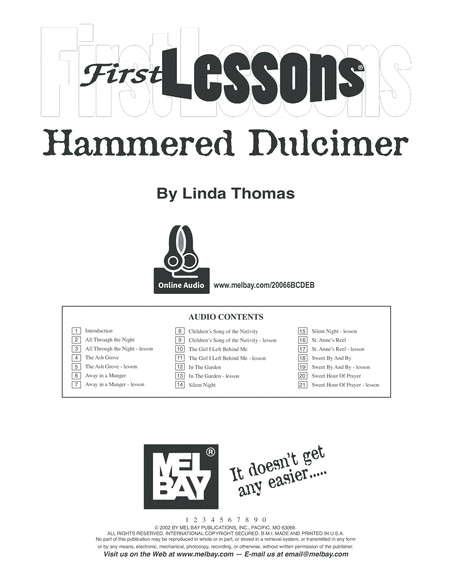 First Lessons Hammered Dulcimer image number null
