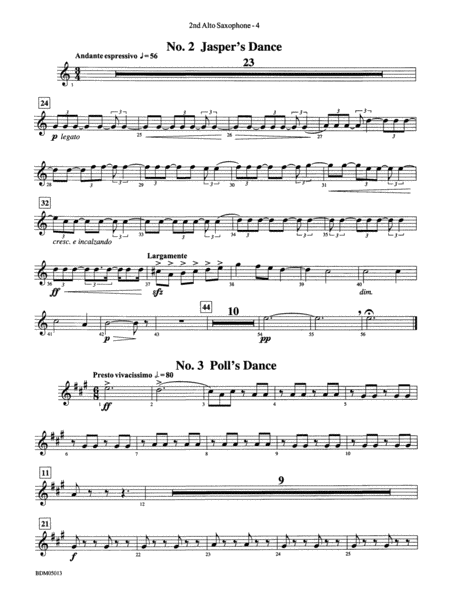 Pineapple Poll (Suite from the Ballet): 2nd E-flat Alto Saxophone