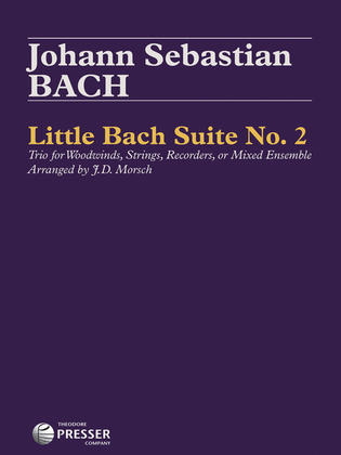 Book cover for Little Bach Suite No. 2