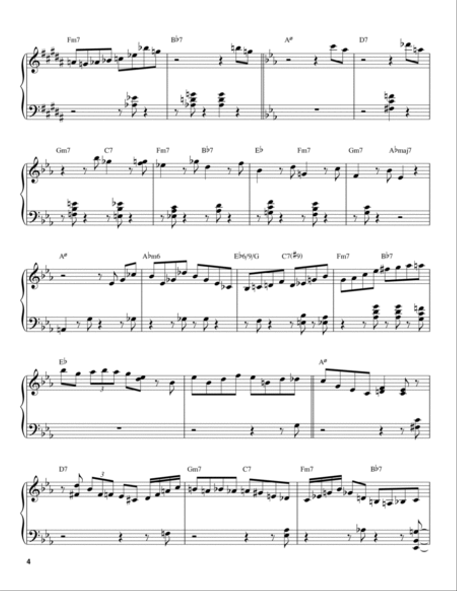 The Best Thing For You Piano scores gallery preview page 4