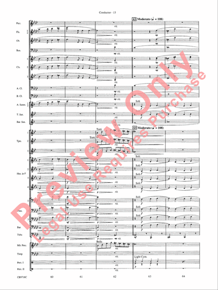 Gershwin! (Medley) Gershwin! (Medley) Concert Band scores gallery preview page 16