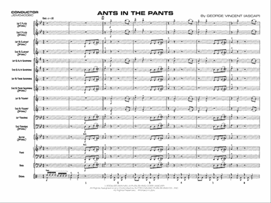 Ants in the Pants Jazz Ensemble scores gallery preview page 4