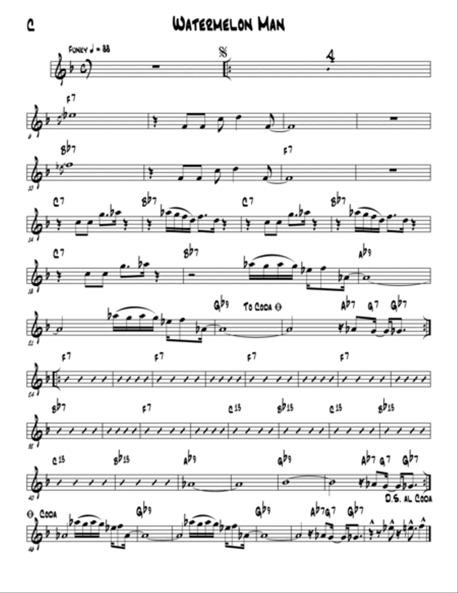 Watermelon Man Jazz Ensemble scores gallery preview page 2