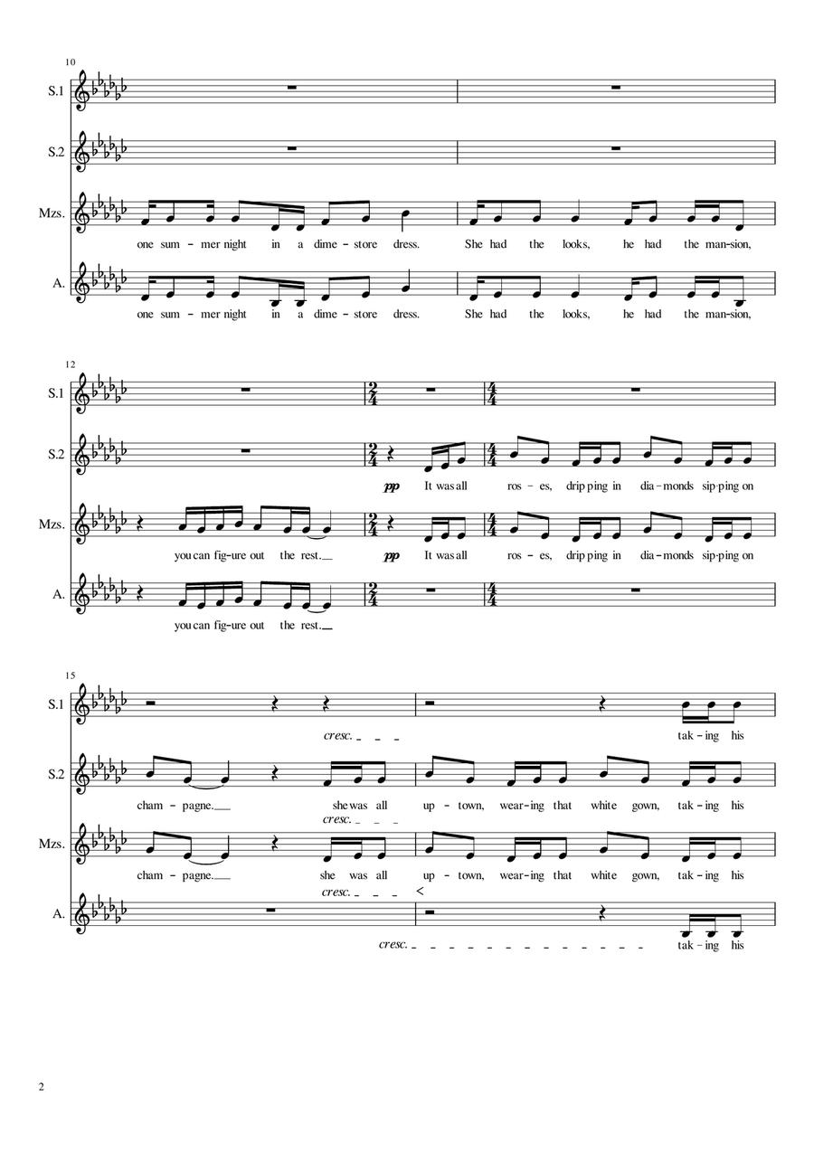 Church Bells Church Bells SSA scores gallery preview page 2