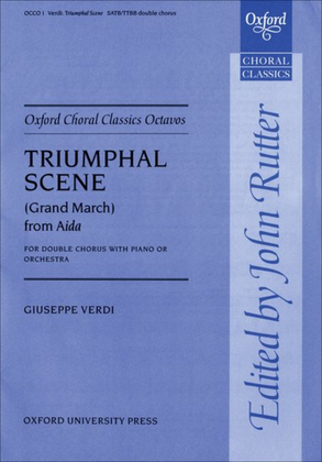 Book cover for Triumphal Scene (Grand March) from Aida