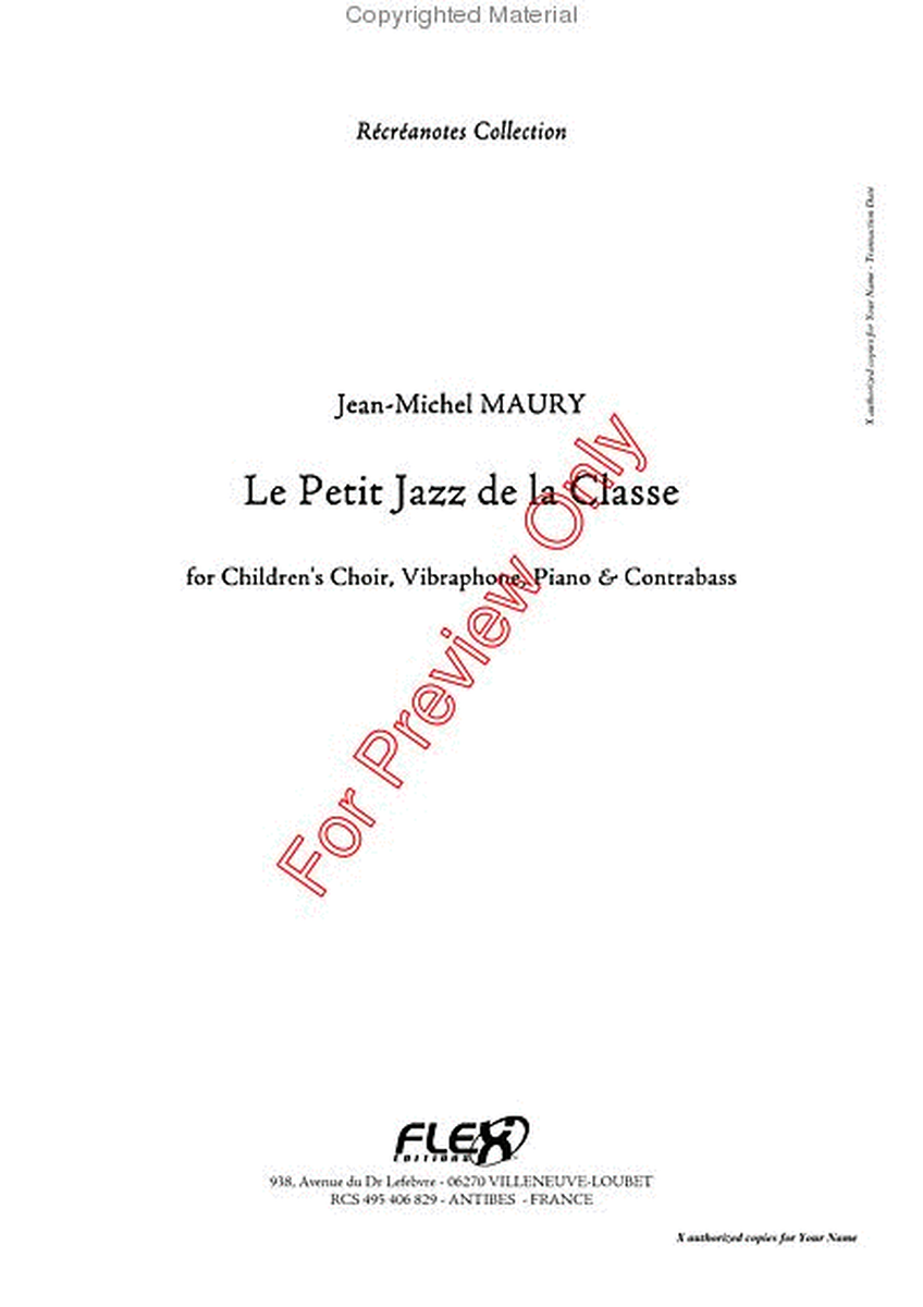 Le Petit Jazz De La Classe image number null