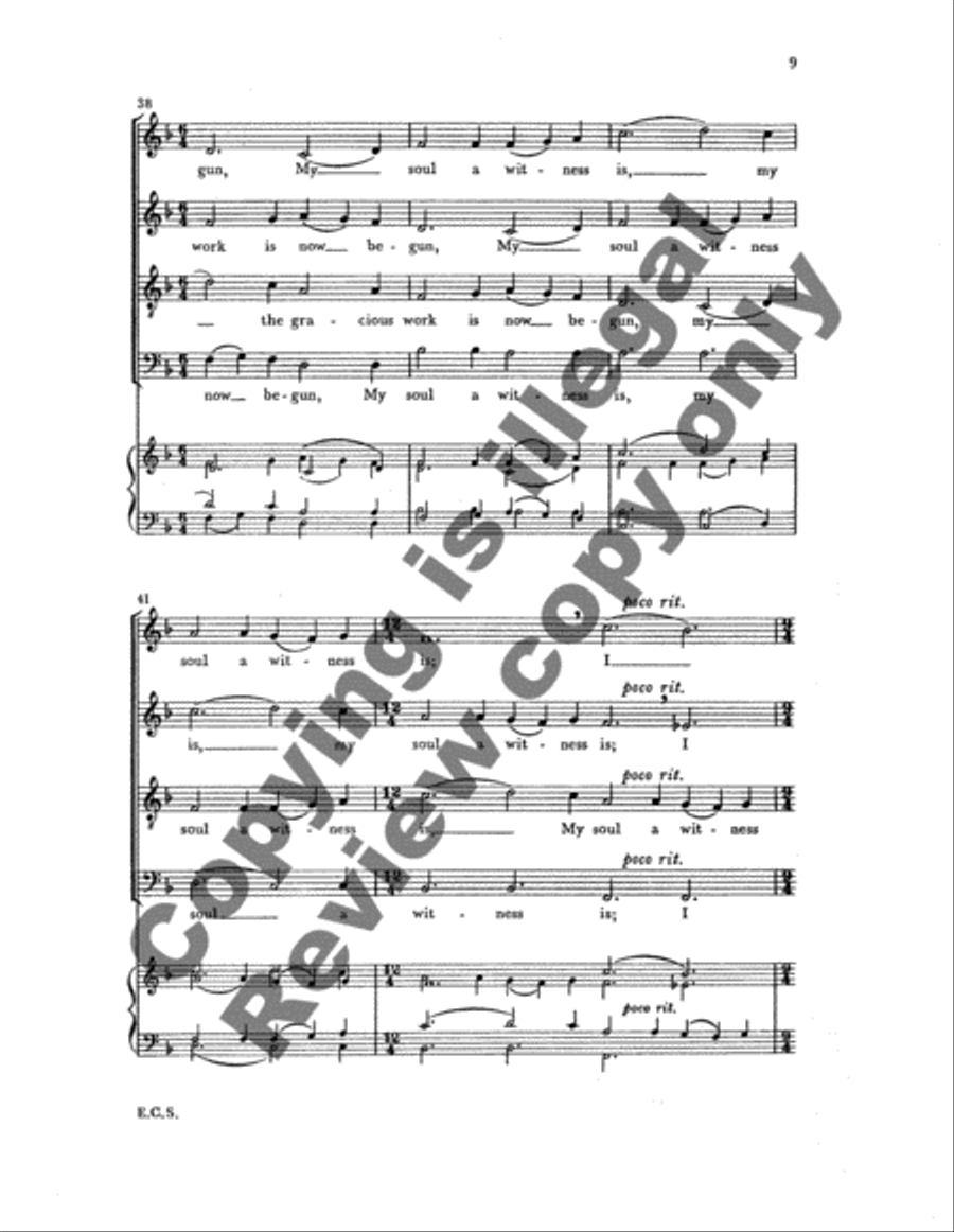 The Garden Hymn The Garden Hymn 4-Part scores gallery preview page 11