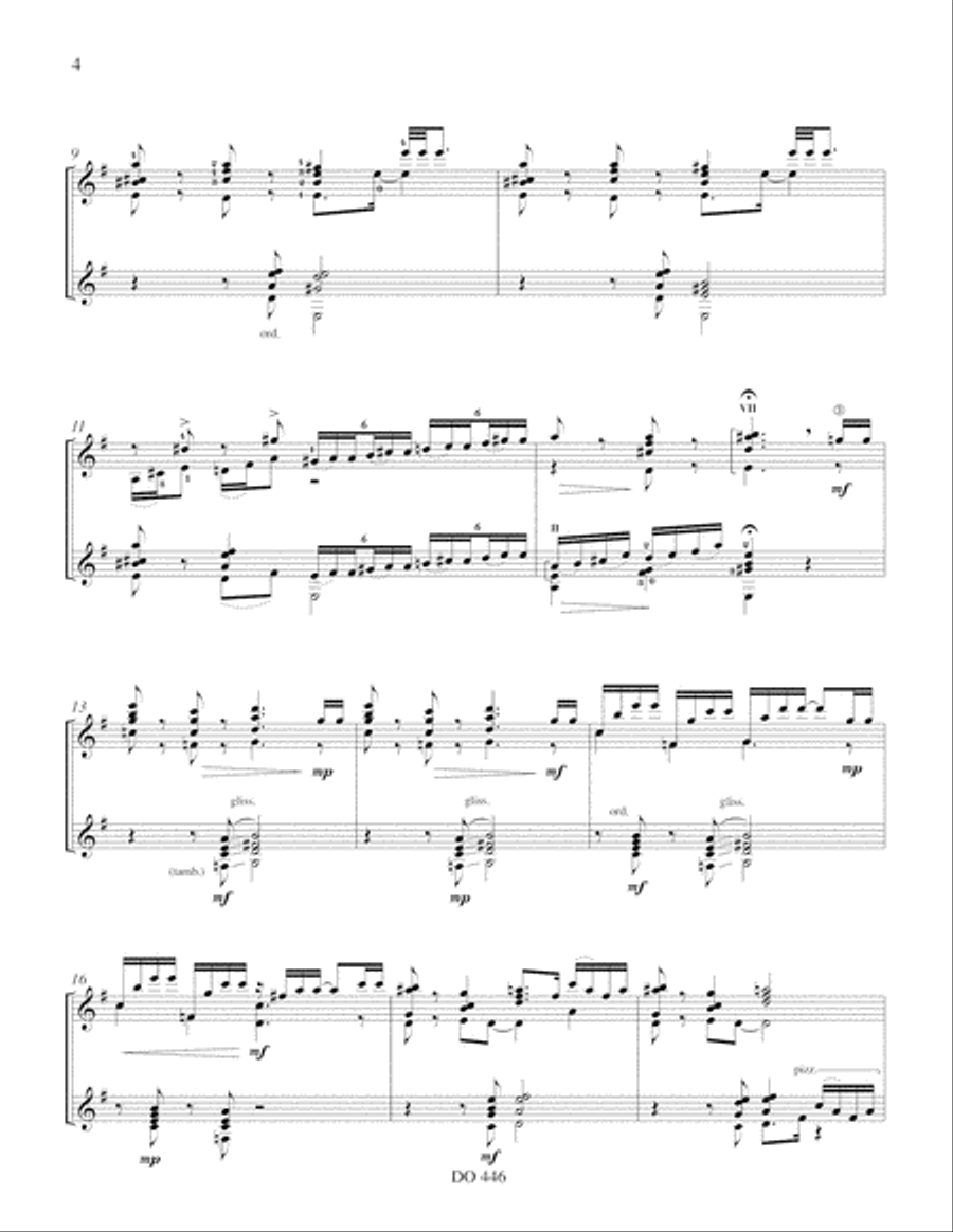 Sonatina Tropical Sonatina Tropical Classical Guitar scores gallery preview page 4