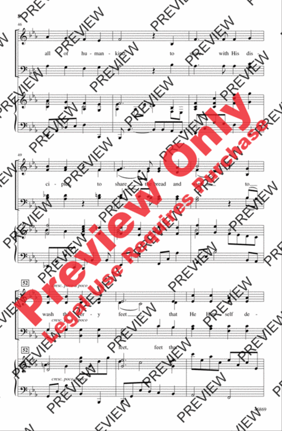 How Great the Love of Jesus 4-Part scores gallery preview page 8