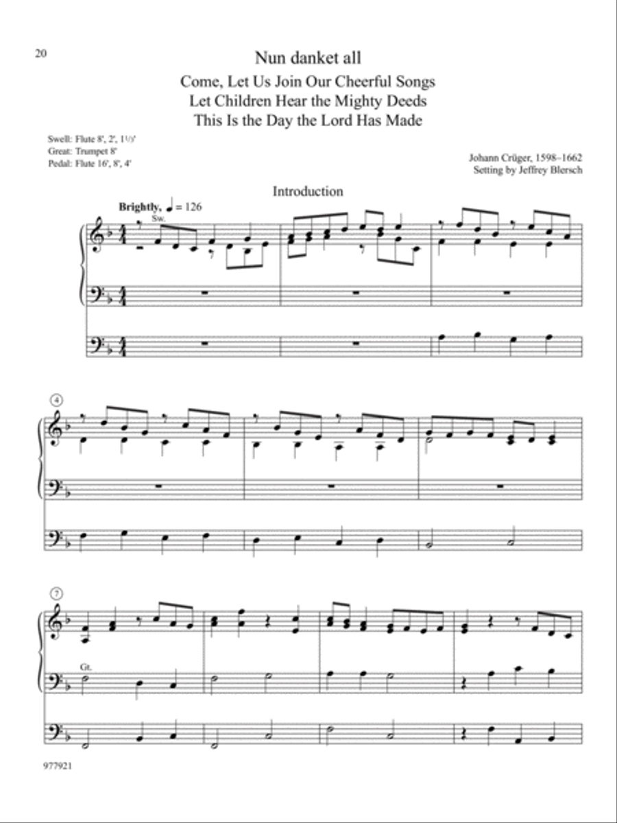 Introductions, Harmonizations, Accompaniments, Interpretations, Vol. 9 Organ scores gallery preview page 6