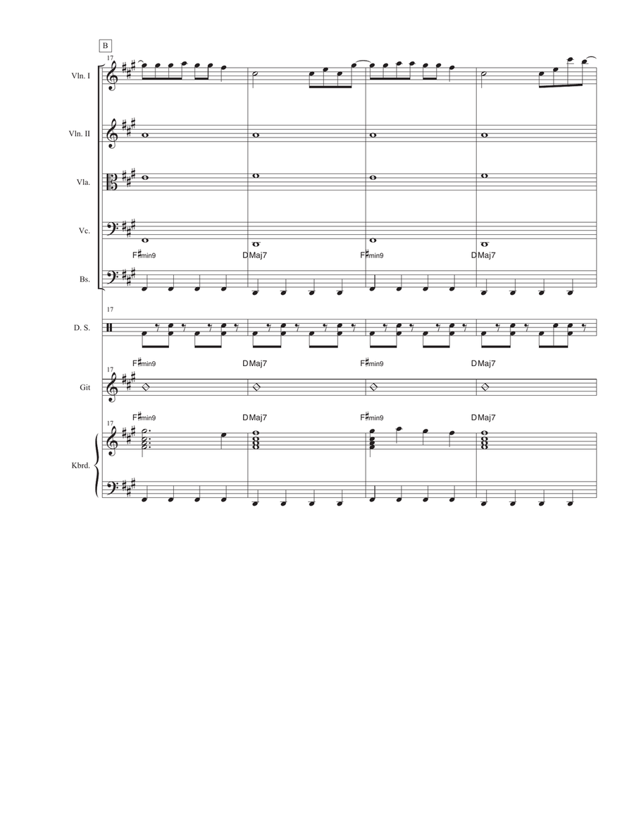 Flashing Lights Small Ensemble scores gallery preview page 5