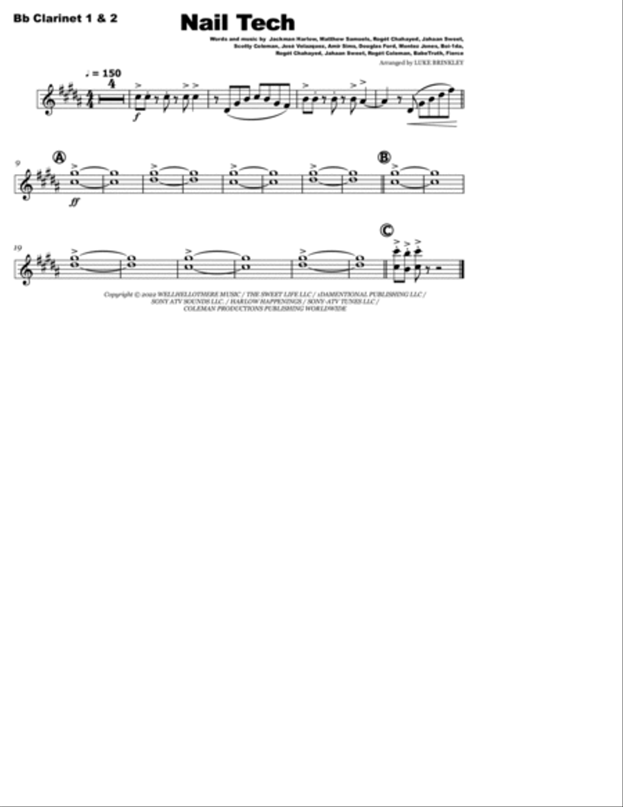 Nail Tech Marching Band scores gallery preview page 4