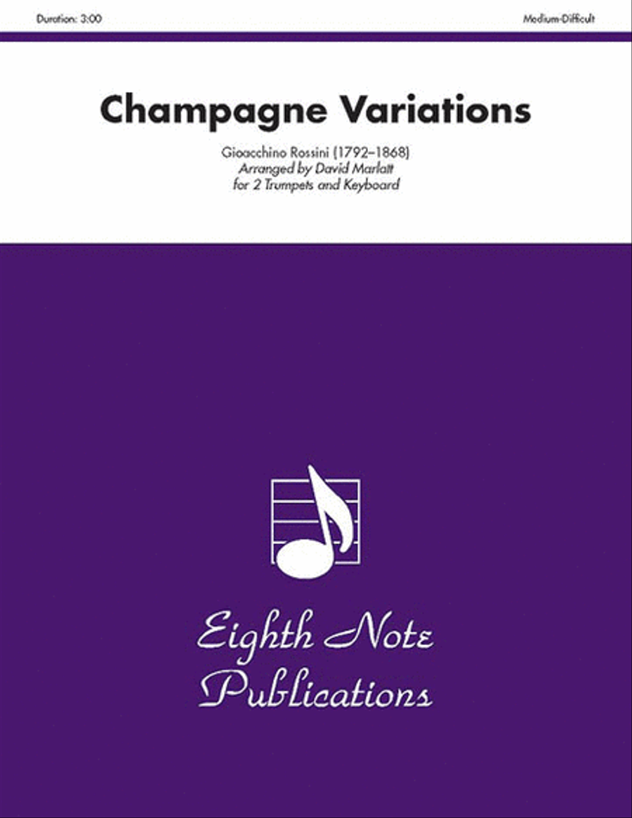 Champagne Variations Trumpet Duet scores gallery preview page 1