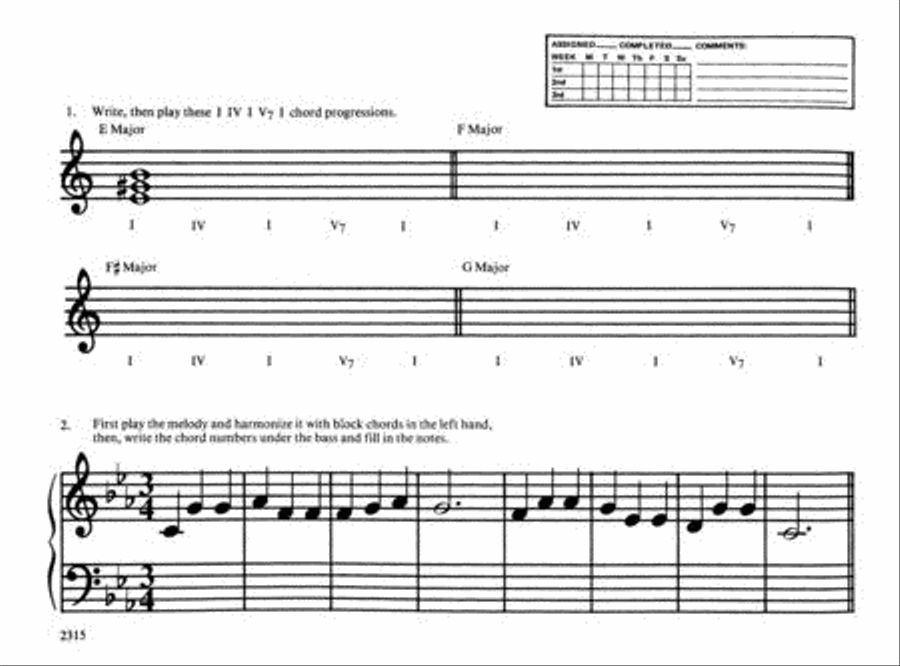 Theory Papers Piano Method scores gallery preview page 2
