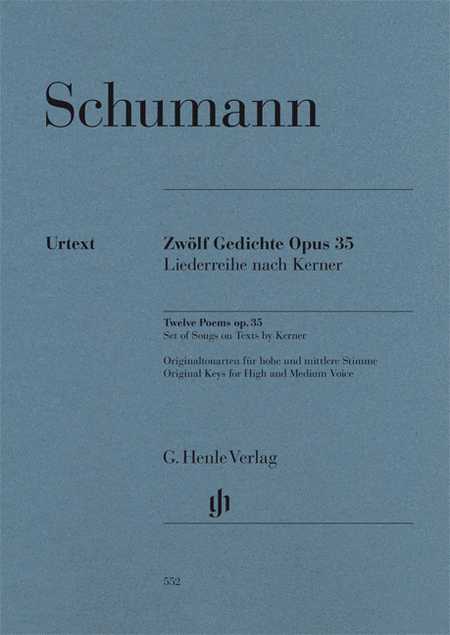 12 Poems Op. 35, Set of Songs on Texts by Kerner