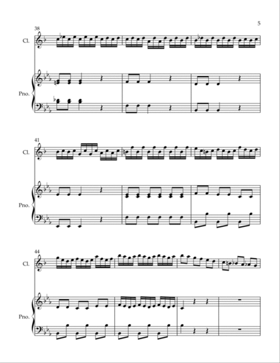 Con Spirito Clarinet Solo scores gallery preview page 5