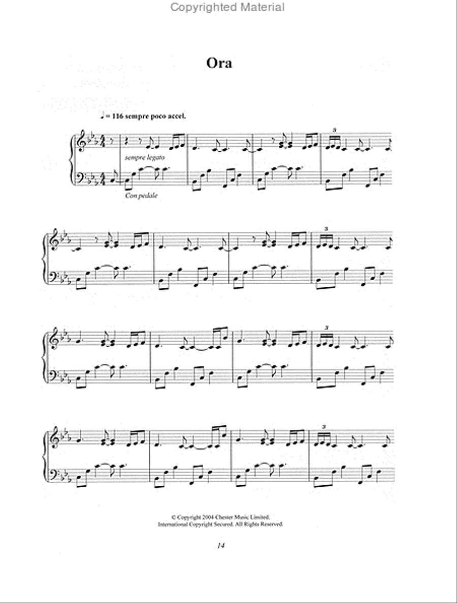 Ludovico Einaudi: Una Mattina Piano Solo scores gallery preview page 3