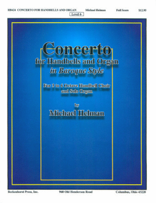 Book cover for Concerto For Handbells And Organ