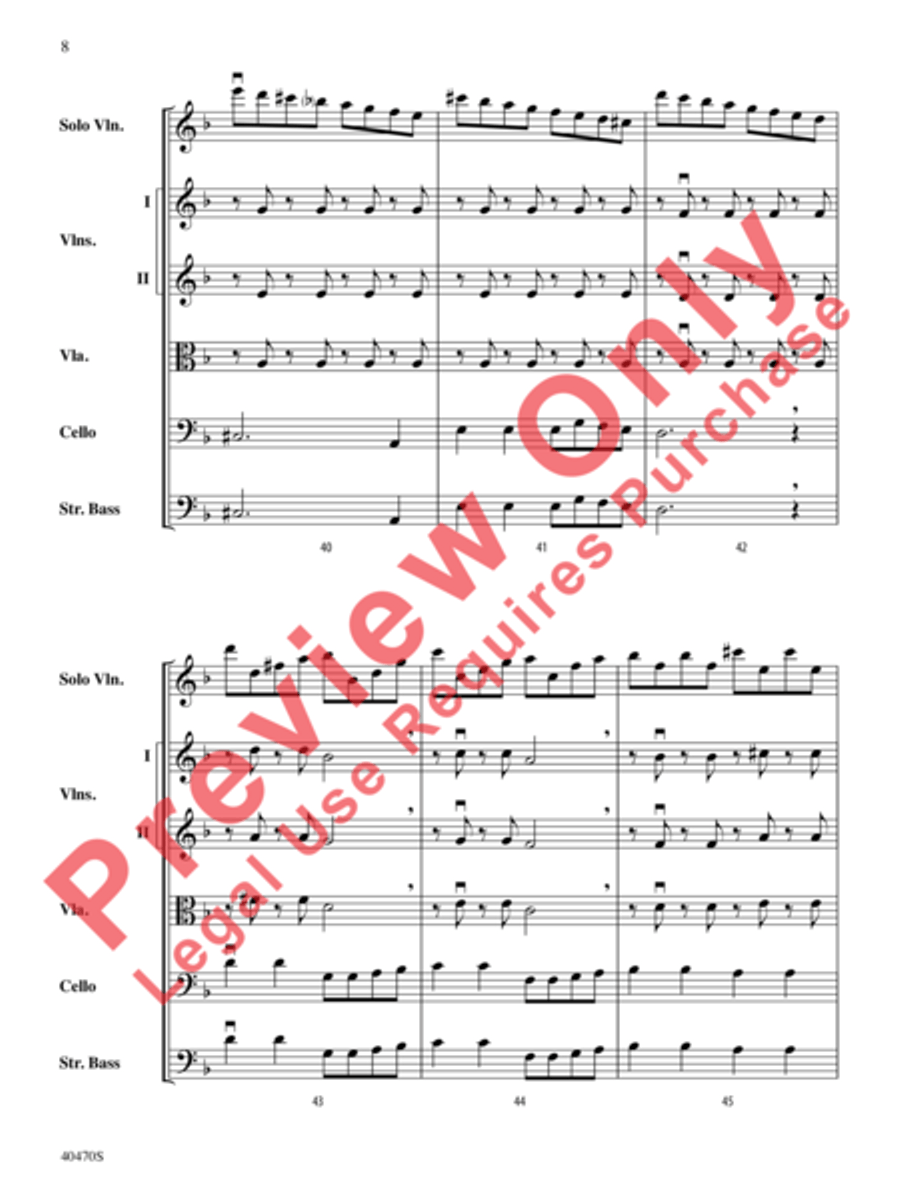 Hungarian Variations String Orchestra scores gallery preview page 9