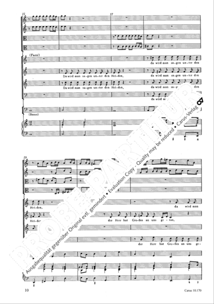 Wenn der Herr die Gefangenen 4-Part scores gallery preview page 11