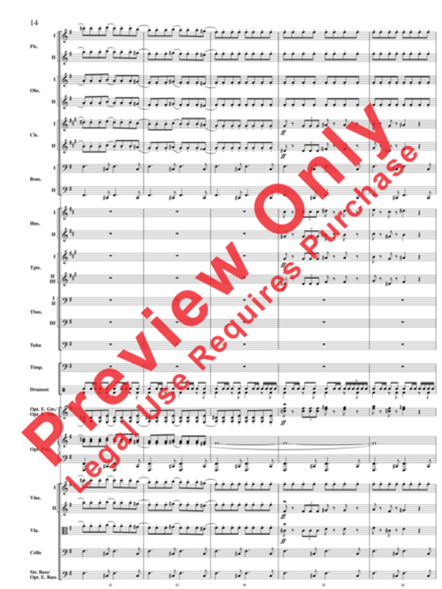 A Mad Russian's Christmas Full Orchestra scores gallery preview page 15