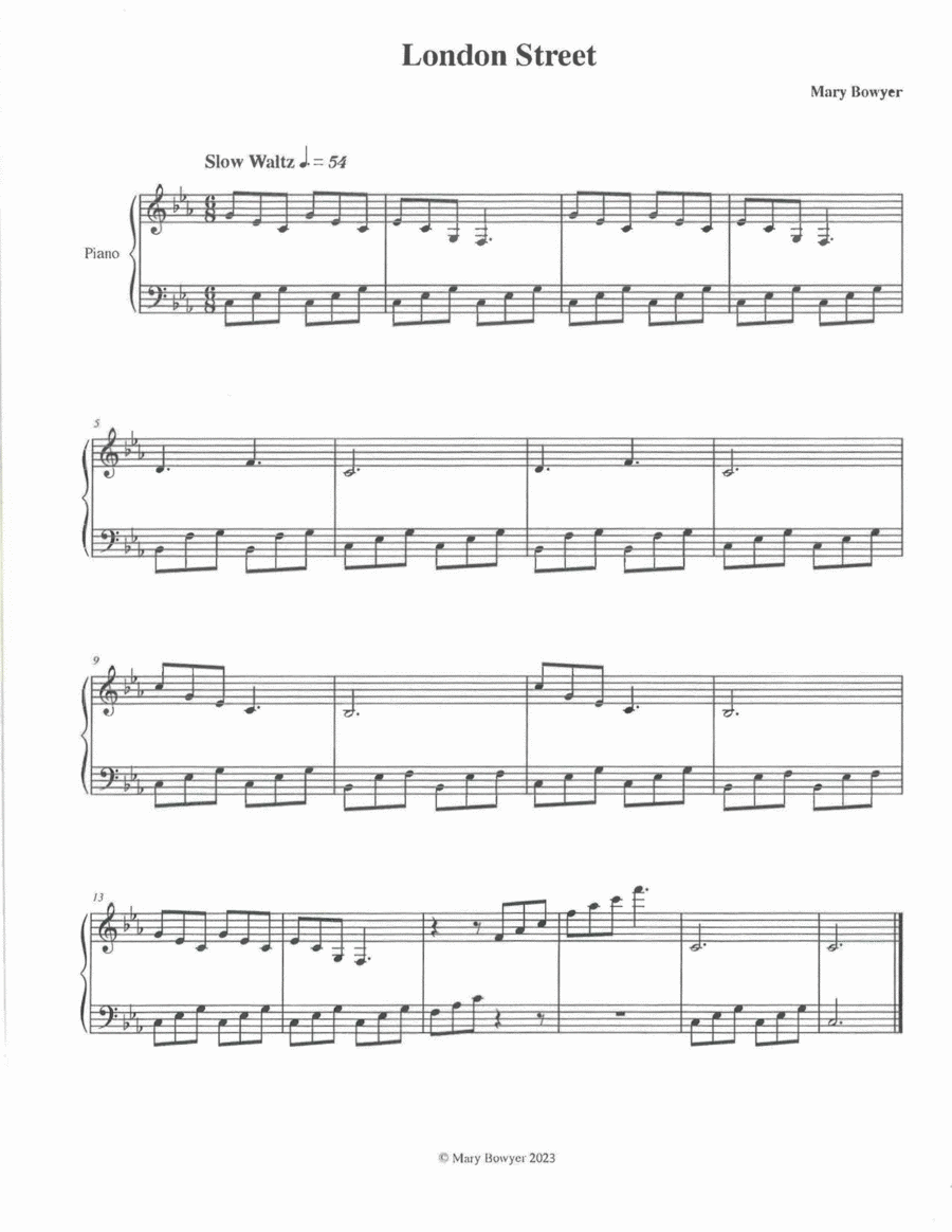 London Street London Street Piano Method scores gallery preview page 1