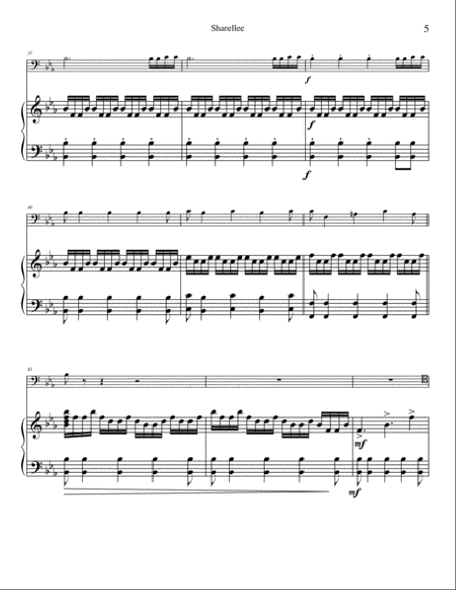 Sharellee Piano scores gallery preview page 6