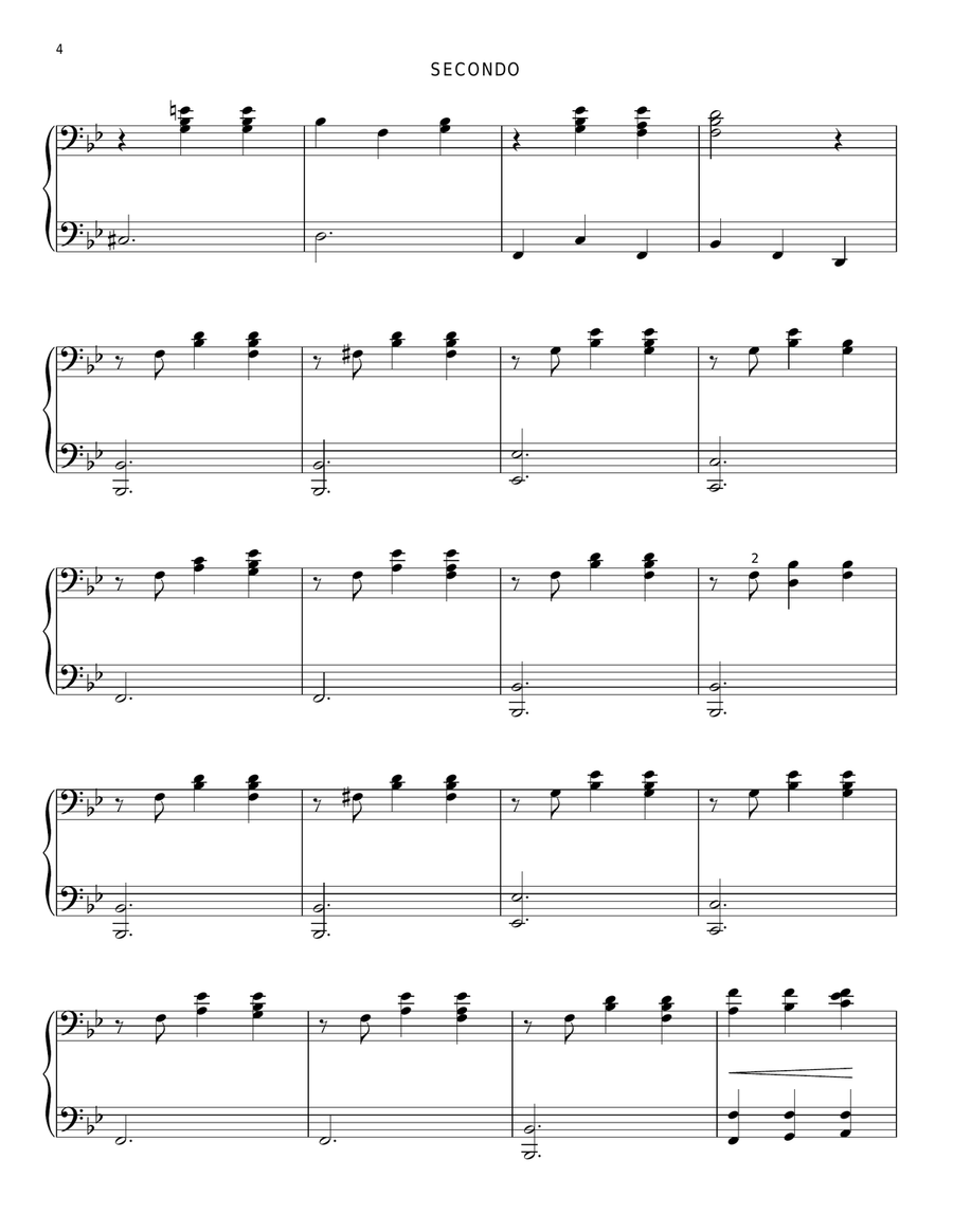 Shake Me I Rattle (Squeeze Me I Cry) Piano Duet scores gallery preview page 3