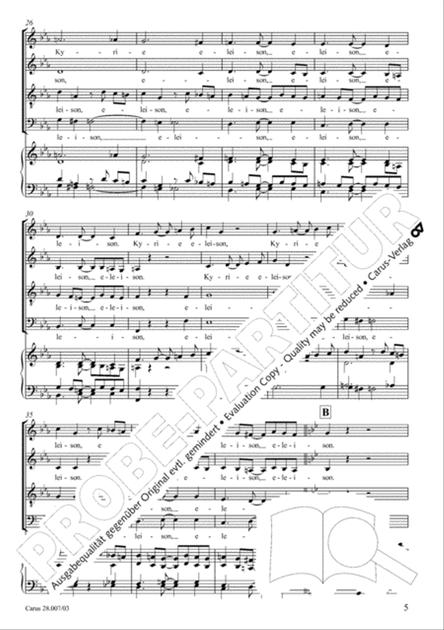 Missa latina Missa latina 4-Part scores gallery preview page 6