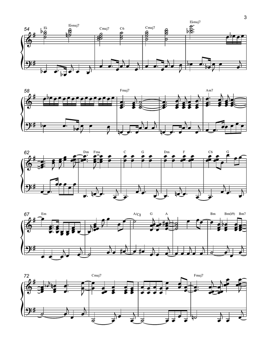 Follow Me Piano Solo scores gallery preview page 3