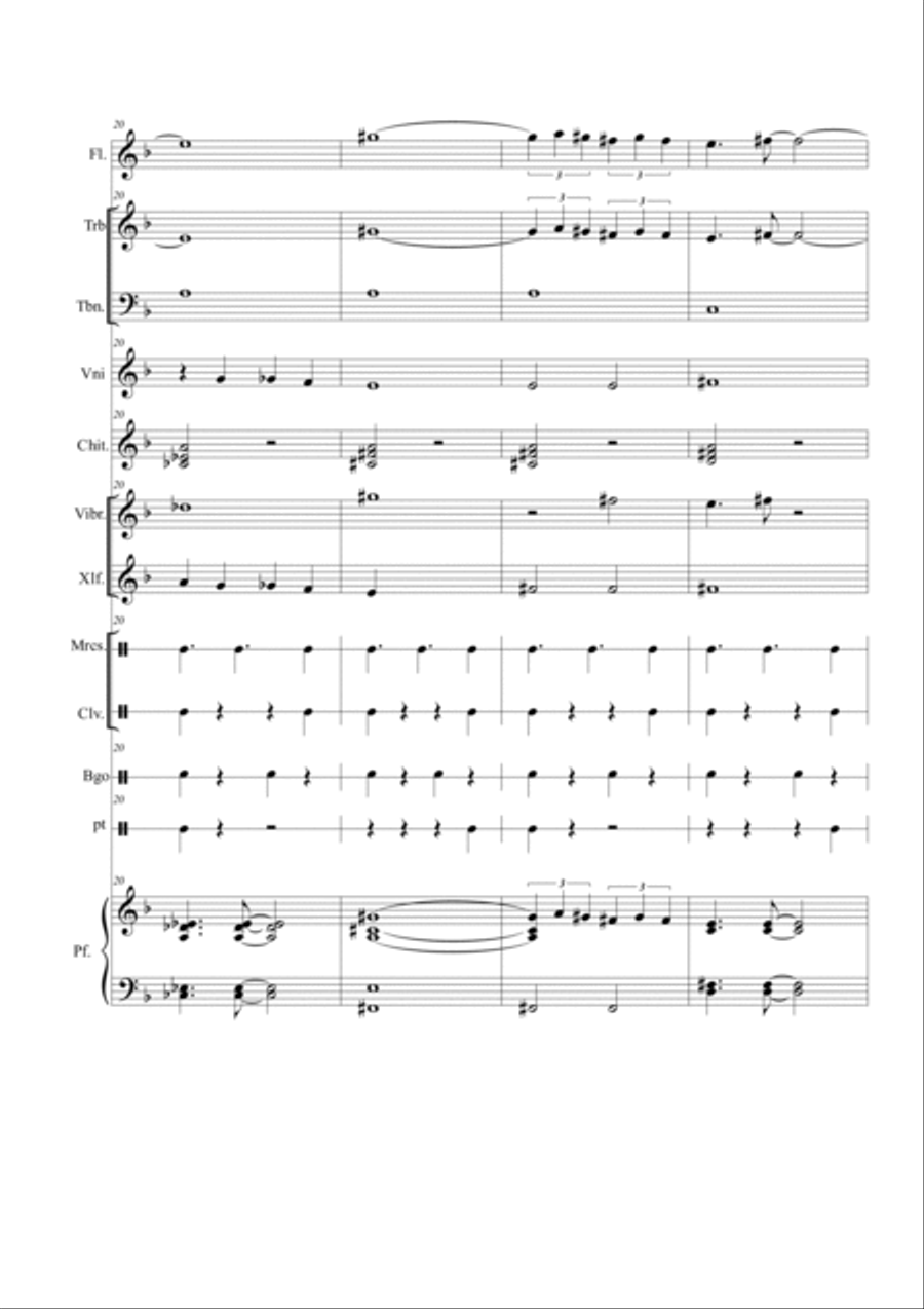 The Girl From Ipanema (garôta De Ipanema) Large Ensemble scores gallery preview page 6