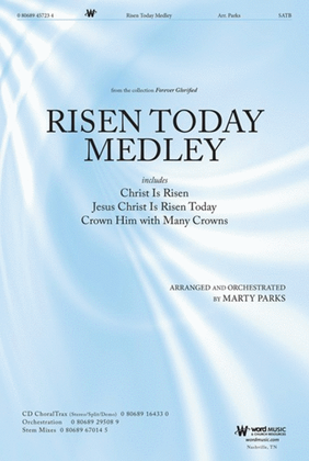 Book cover for Risen Today Medley - CD ChoralTrax