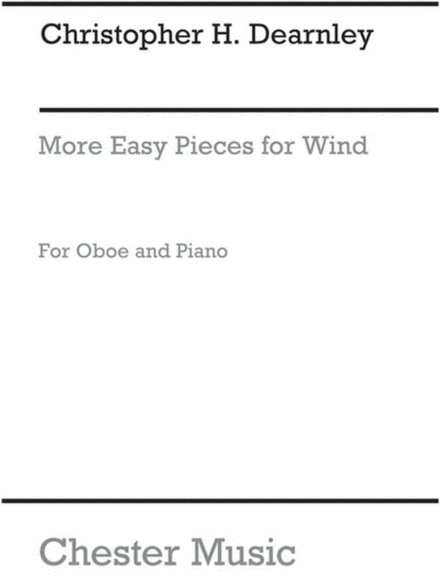 Dearnley - More Easy Pieces Oboe/Piano (Pod)