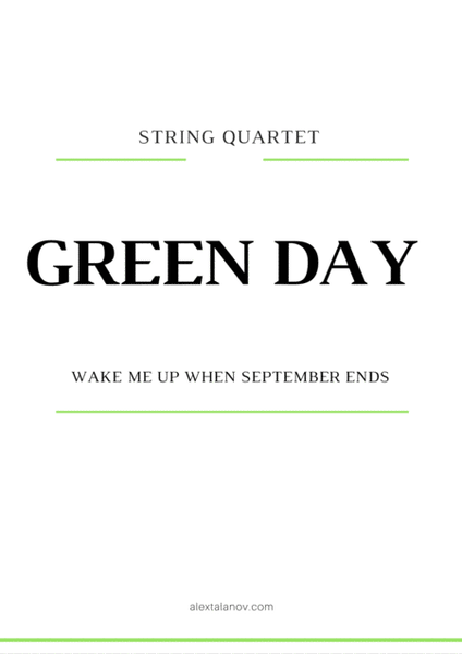 Wake Me Up When September Ends image number null